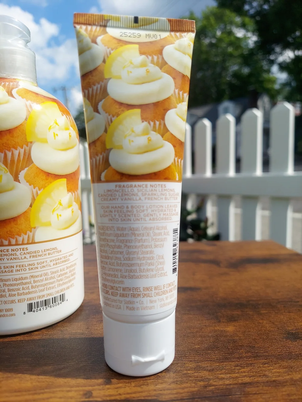 Homeworx Limoncello Cupcake Hand Soap & Body Lotion Bundle NWT Office Travel